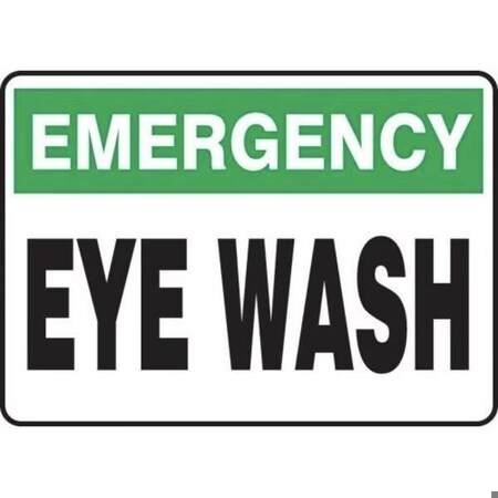 Accuform Eye Wash, Aluma-Lite, 7 in x 10 in MFSD917XL